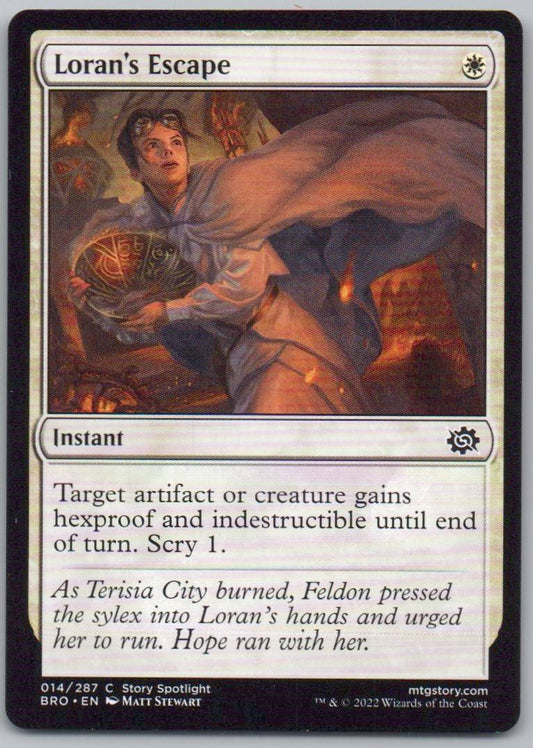 Loran's Escape 14 Normal Instant Card - The Brothers' War