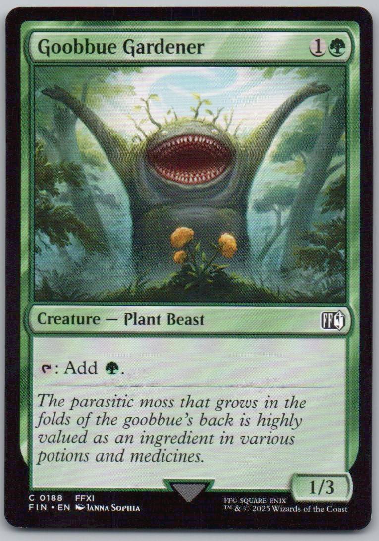 Goobbue Gardener 188 Normal Creature Card - FINAL FANTASY