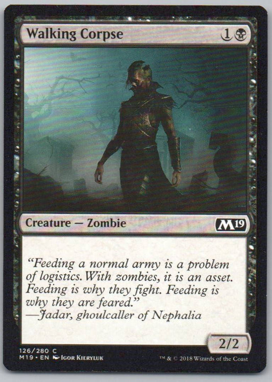 Walking Corpse 126 Normal Creature Card - Core Set 2019