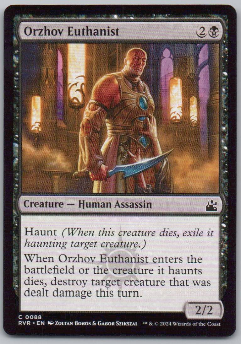 Orzhov Euthanist 88 Normal Creature Card - Ravnica Remastered