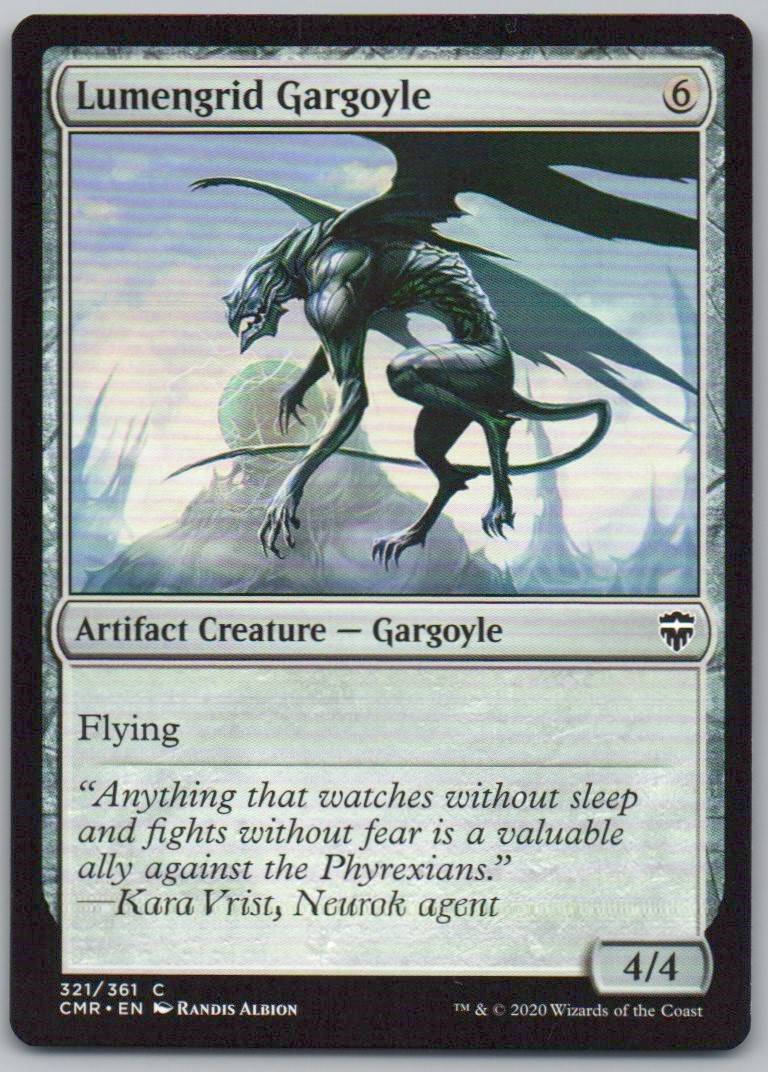 Lumengrid Gargoyle 321 Normal Artifact Card - Commander Legends