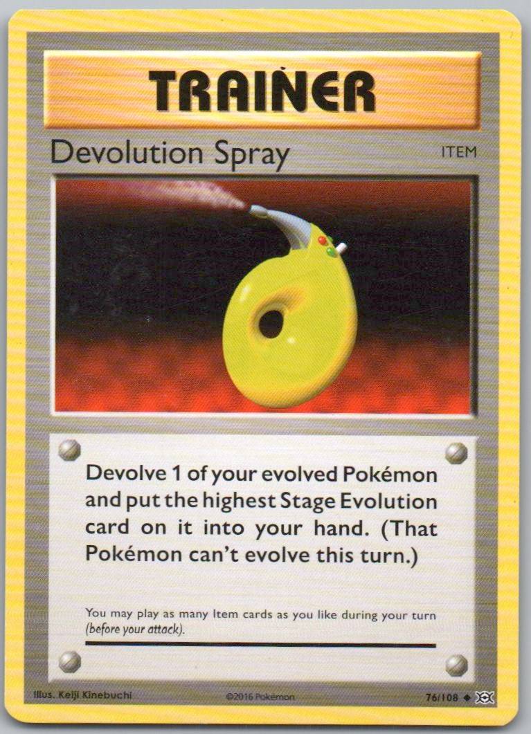Devolution Spray 076 Normal Trainer Card - Evolutions