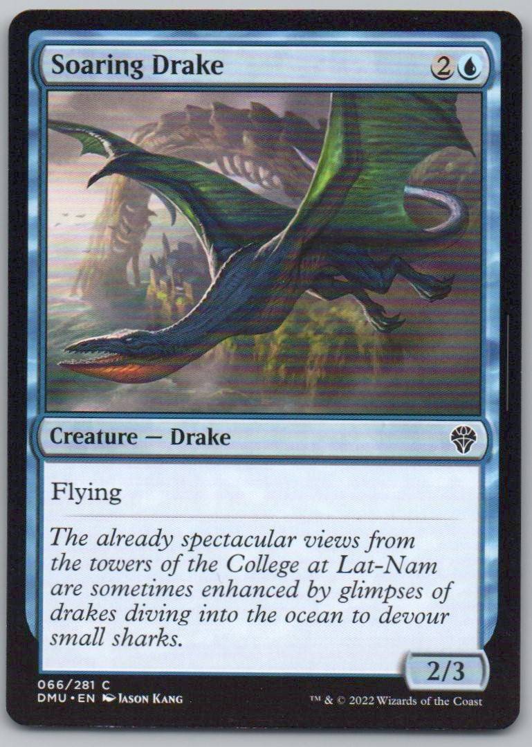 Soaring Drake 66 Normal Creature Card - Dominaria United