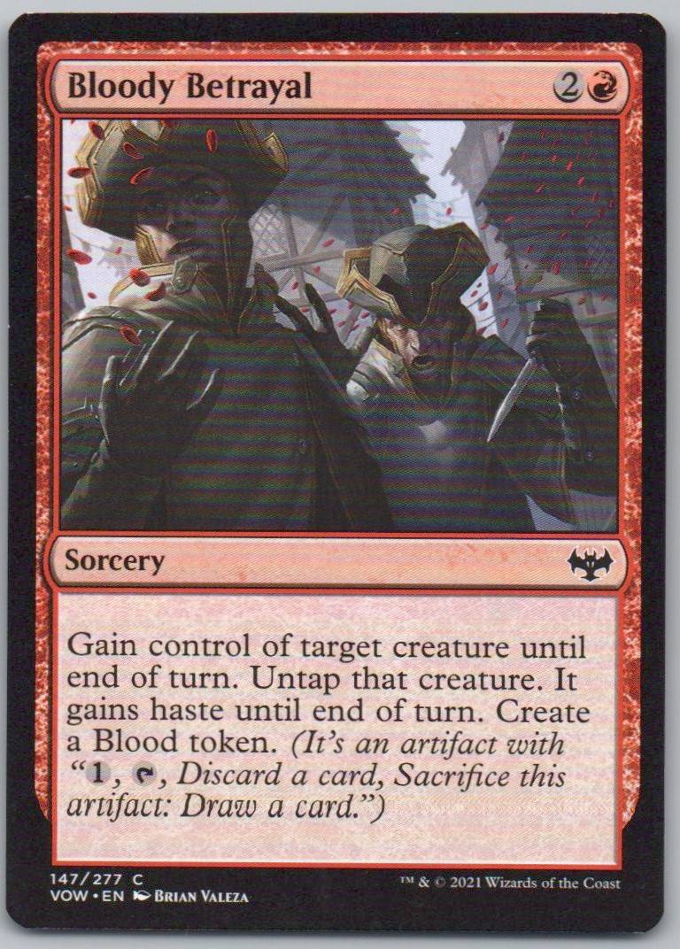 Bloody Betrayal 147 Normal Sorcery Card - Innistrad: Crimson Vow