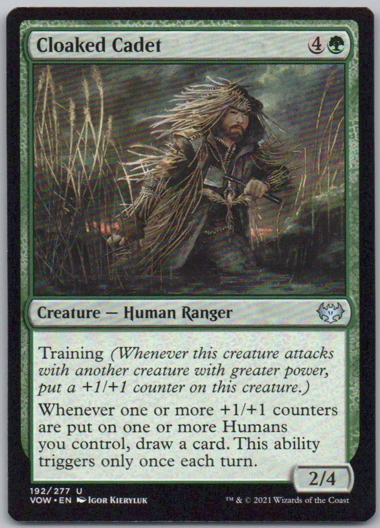 Cloaked Cadet 192 Normal Creature Card - Innistrad: Crimson Vow