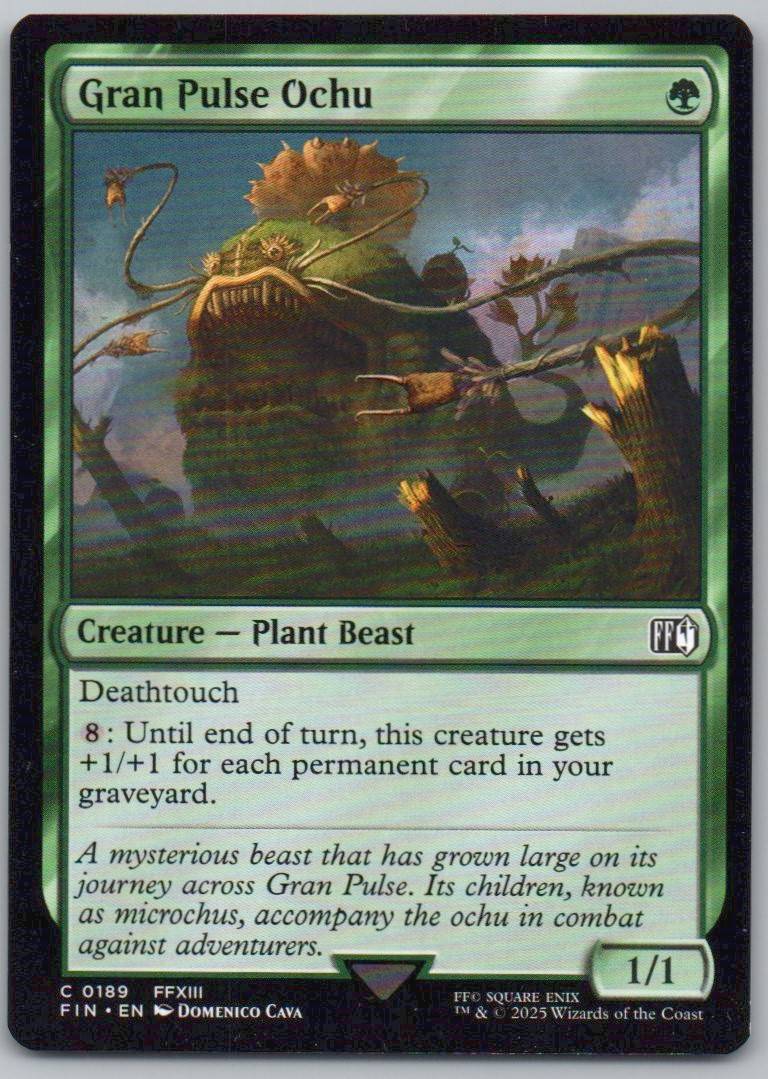 Gran Pulse Ochu 189 Normal Creature Card - FINAL FANTASY