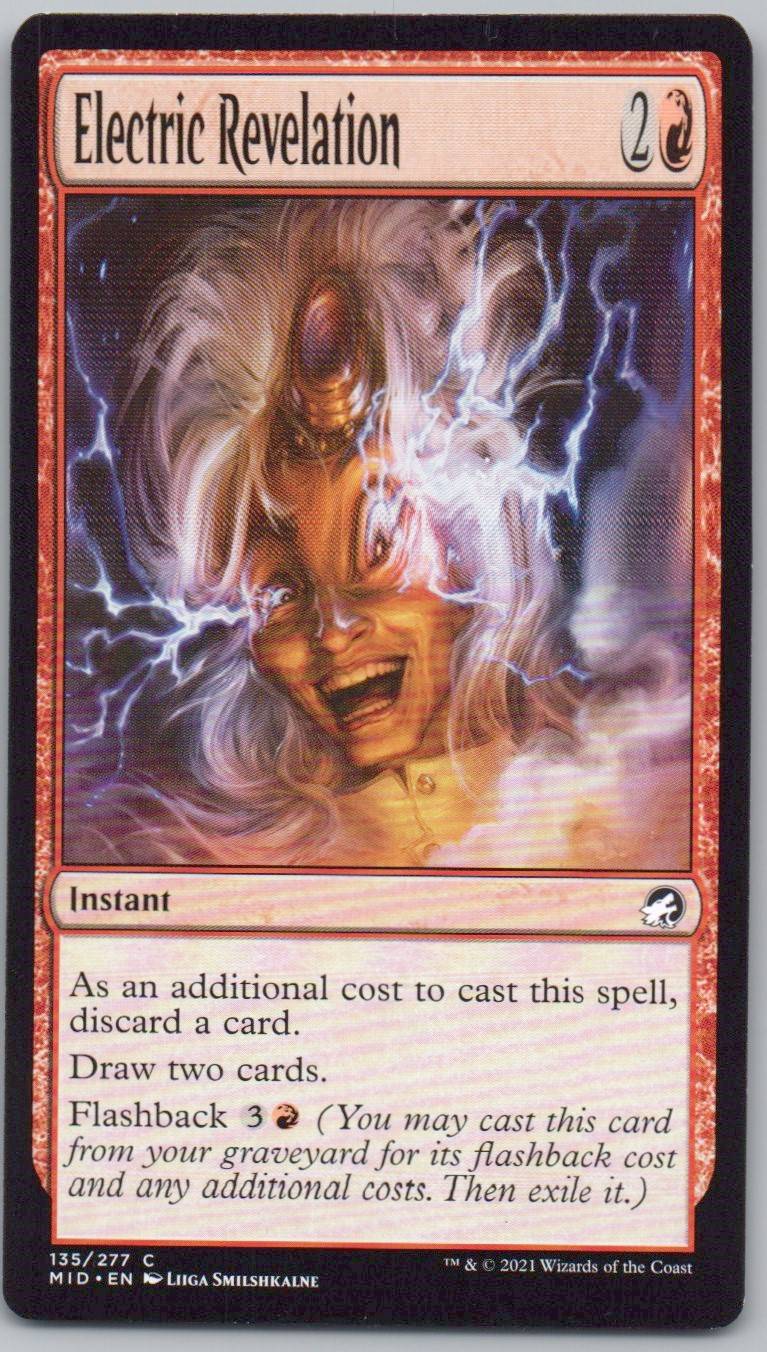 Electric Revelation 135 0 Instant Card - Innistrad: Midnight Hunt