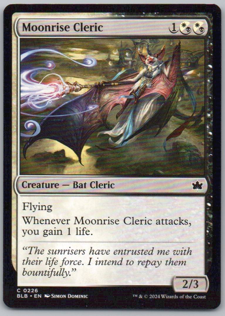 Moonrise Cleric 226 Normal Creature Card - Bloomburrow