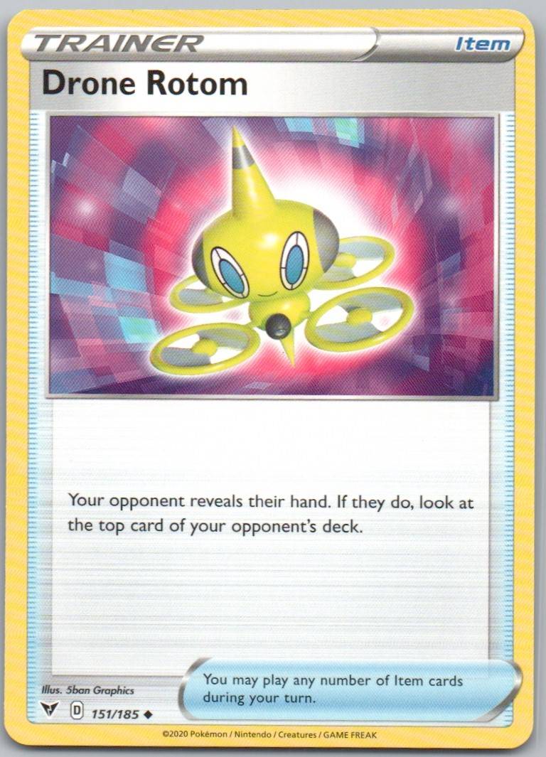 Drone Rotom 151 Normal Trainer Card - Vivid Voltage