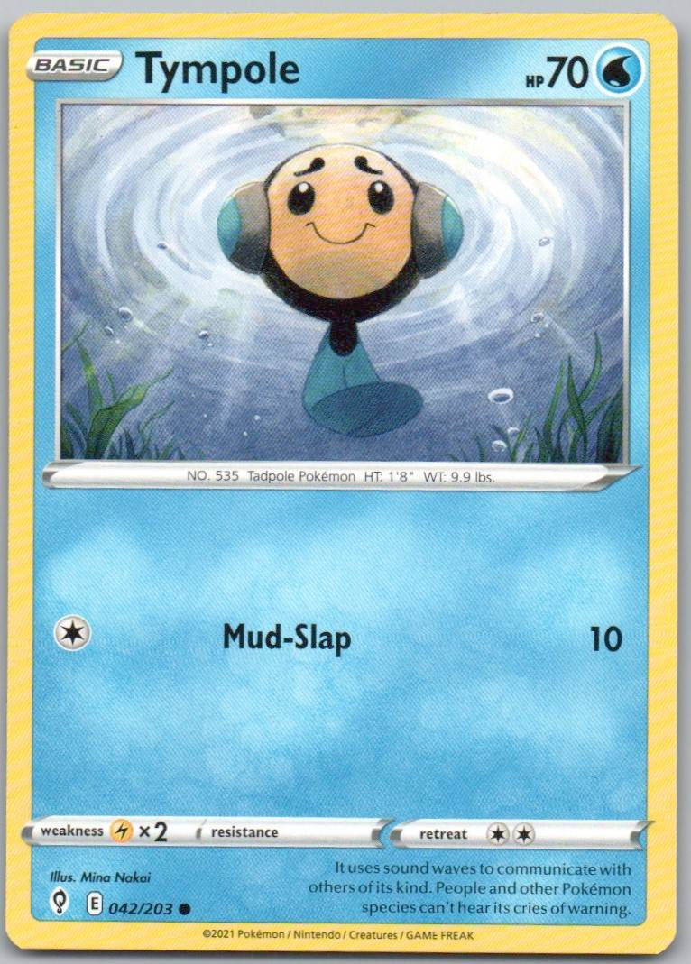 Tympole 042 Normal Water Card - Evolving Skies