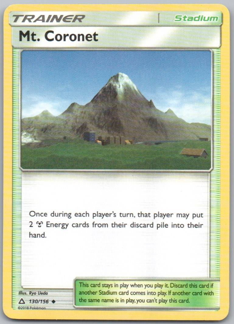 Mt. Coronet 130 Normal Trainer Card - Ultra Prism