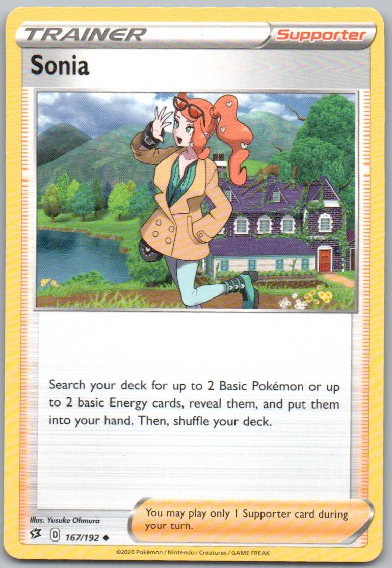 Sonia 167 Normal Trainer Card - Rebel Clash