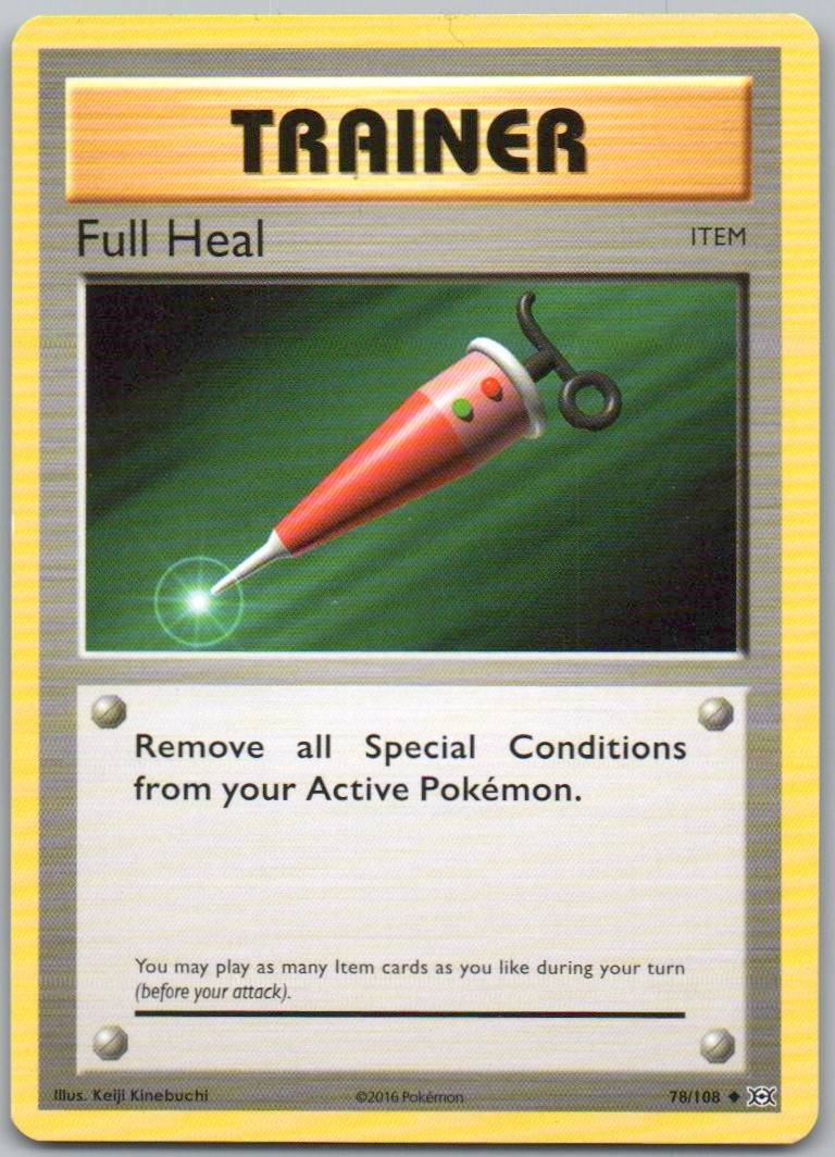 Full Heal 078 Normal Trainer Card - Evolutions