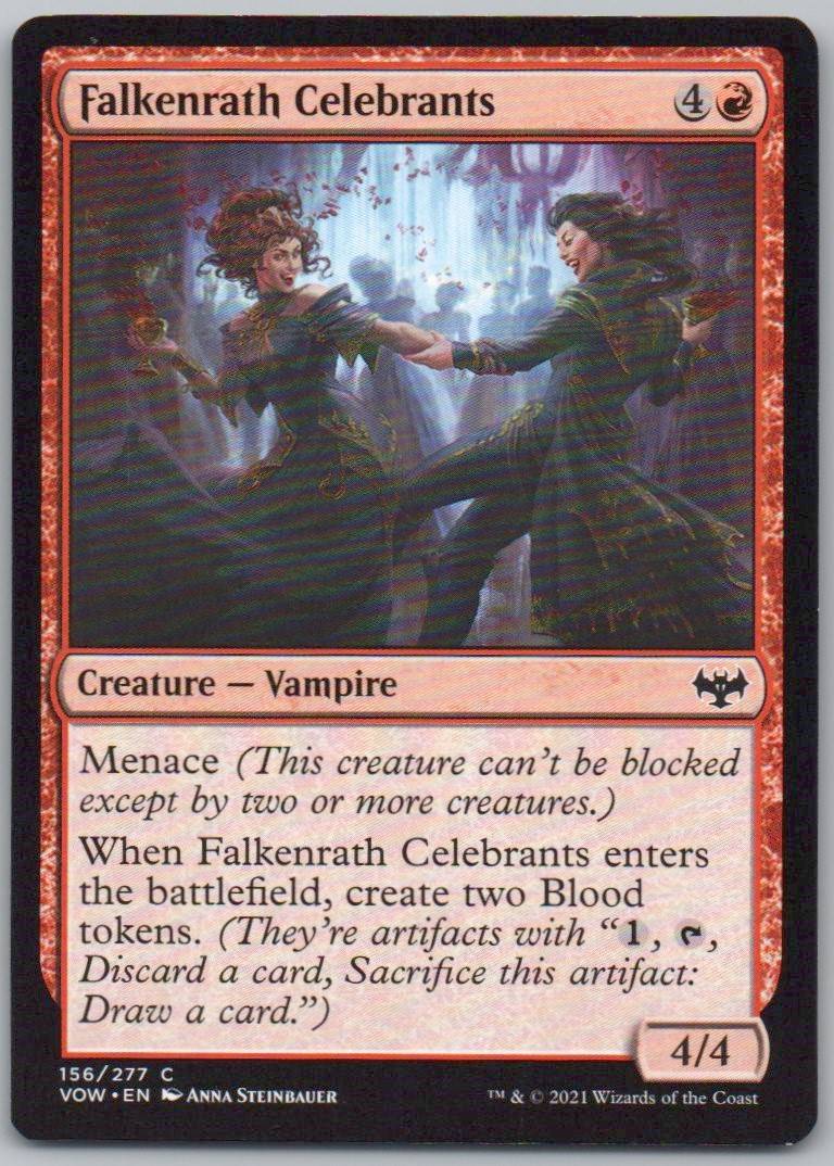 Falkenrath Celebrants 156/277 Normal Creature Card - Innistrad: Crimson Vow
