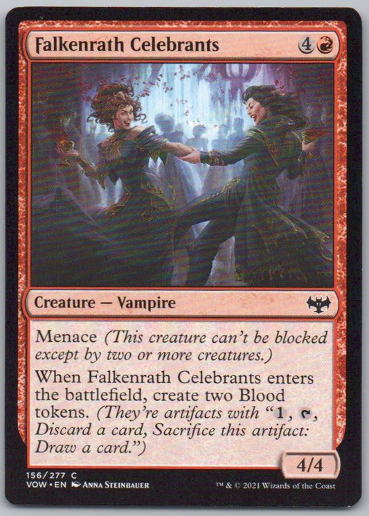 Falkenrath Celebrants 156/277 Normal Creature Card - Innistrad: Crimson Vow