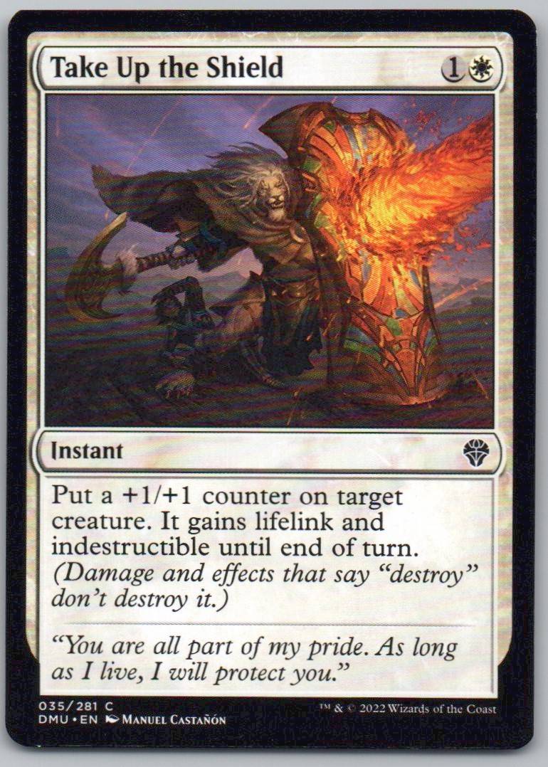 Take Up the Shield 35 Normal Instant Card - Dominaria United