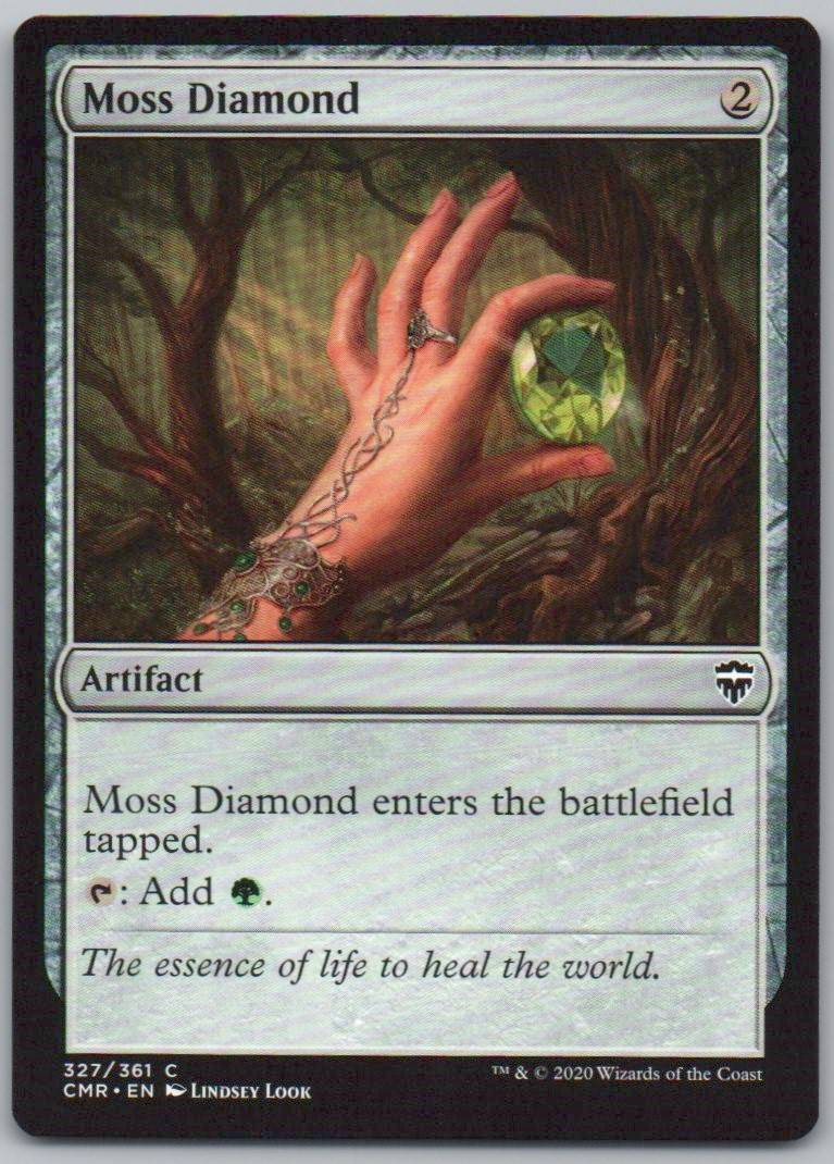 Moss Diamond 327 Normal Artifact Card - Commander Legends