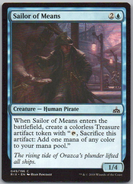 Sailor of Means 49 Normal Creature Card - Rivals of Ixalan