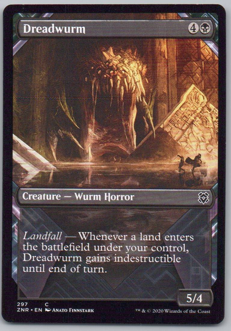 Dreadwurm (Showcase) 297 Normal Creature Card - Zendikar Rising