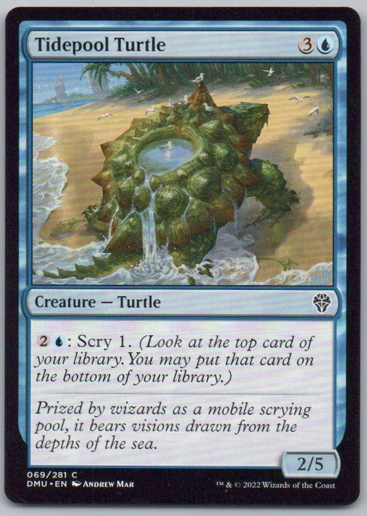 Tidepool Turtle 69 Normal Creature Card - Dominaria United
