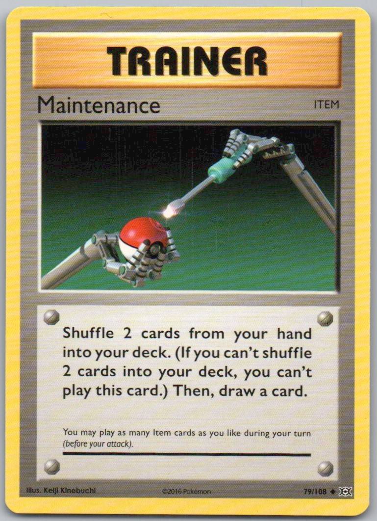 Maintenance 079 Normal Trainer Card - Evolutions
