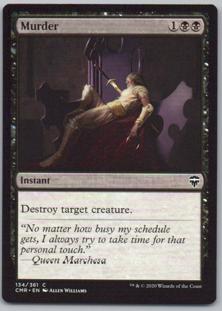 Murder 134 Normal Instant Card - Commander Legends