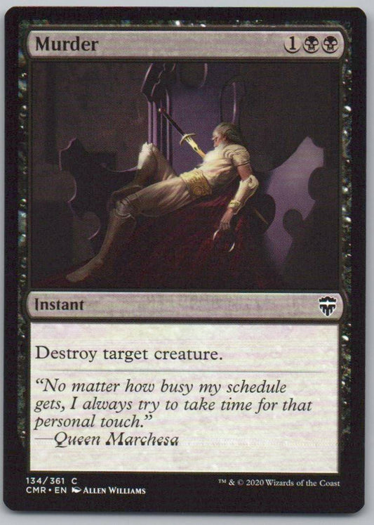 Murder 134 Normal Instant Card - Commander Legends
