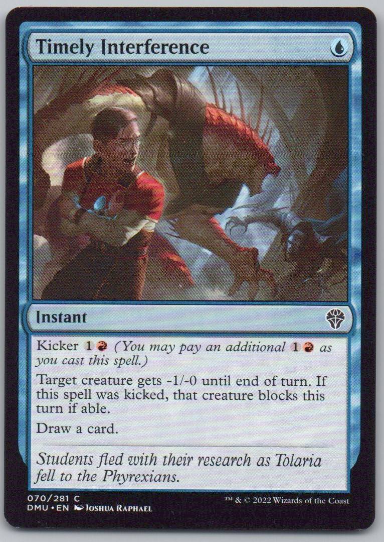 Timely Interference 70 Normal Instant Card - Dominaria United