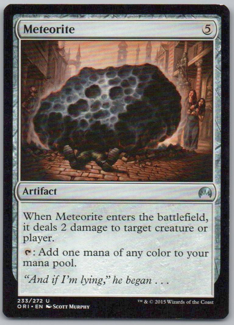 Meteorite 233 Normal Artifact Card - Magic Origins