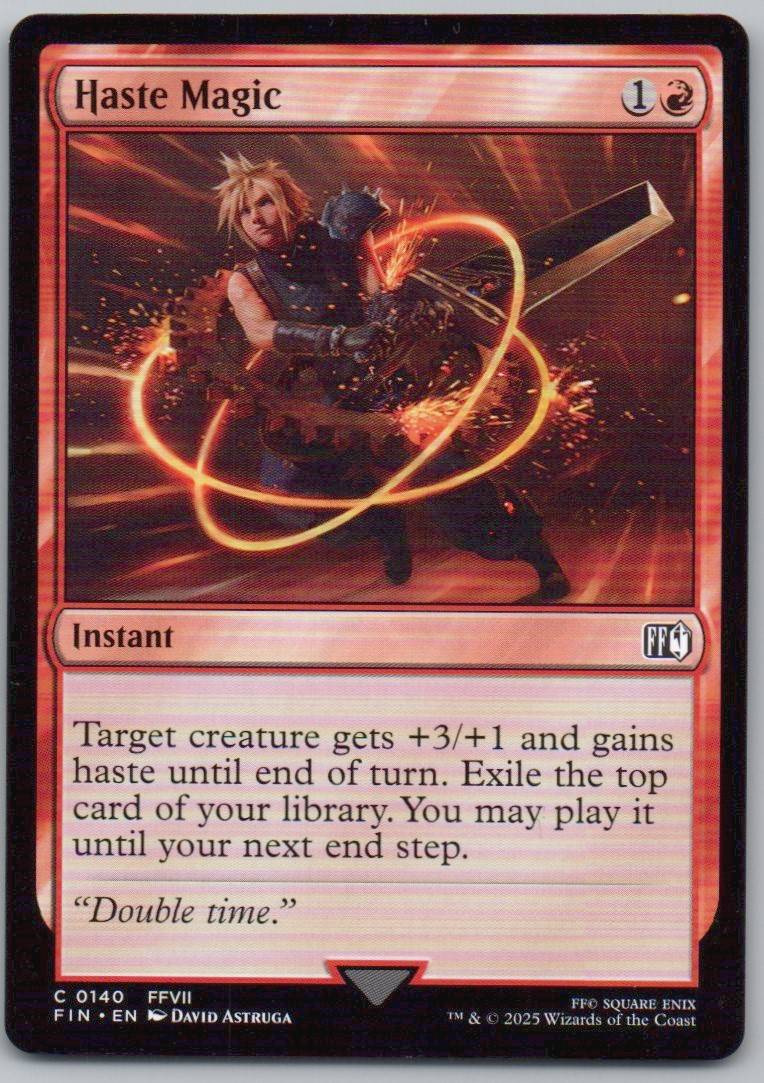 Haste Magic 140 Normal Instant Card - FINAL FANTASY