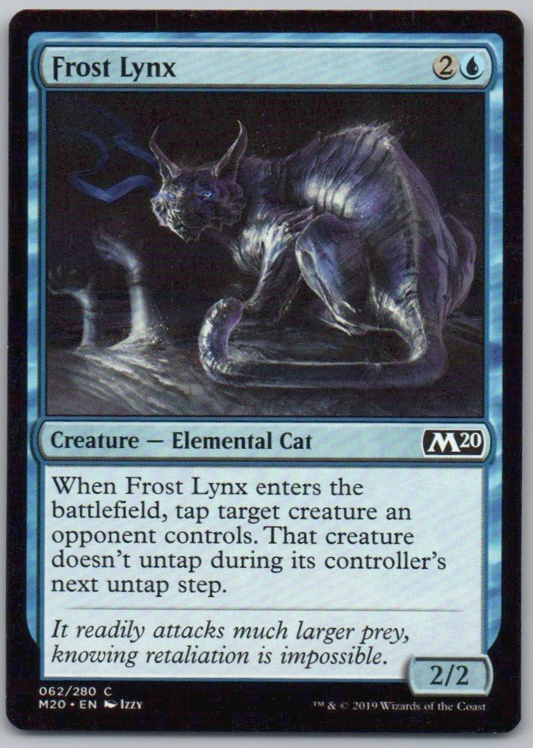 Frost Lynx 62 Normal Creature Card - Core Set 2020