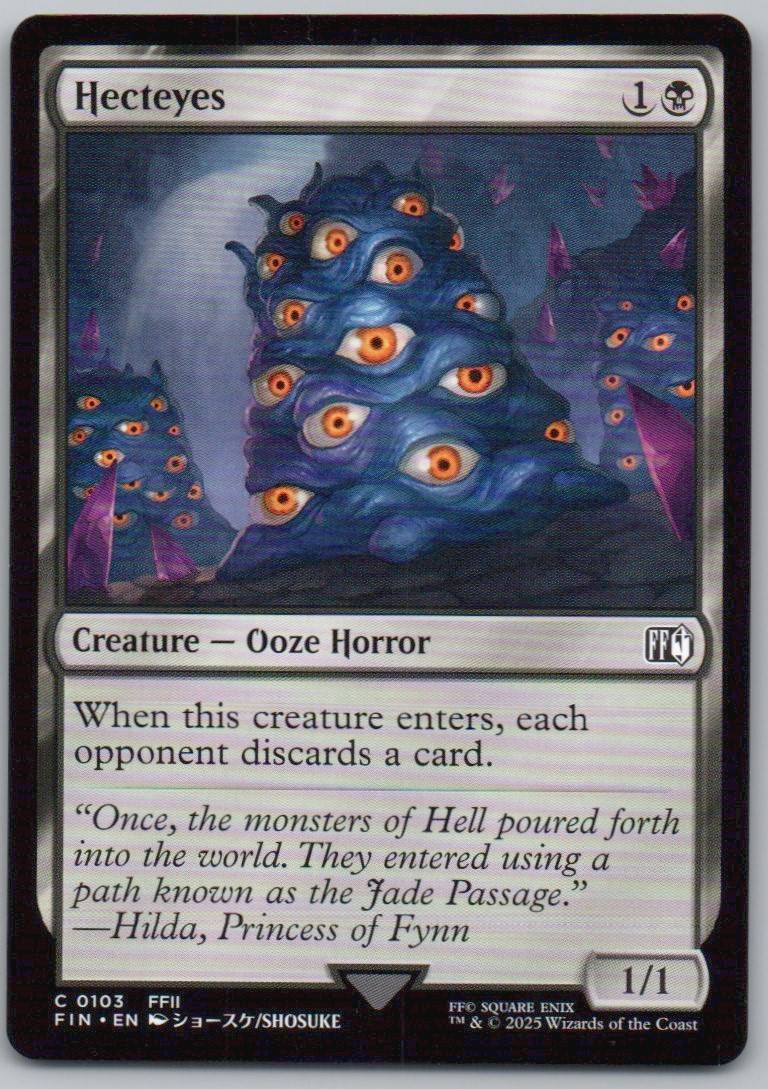 Hecteyes 103 Normal Creature Card - FINAL FANTASY