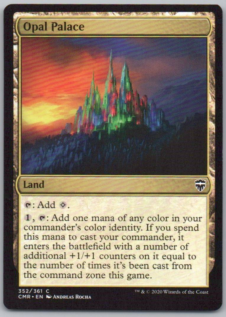 Opal Palace 352 Normal Land Card - Commander Legends