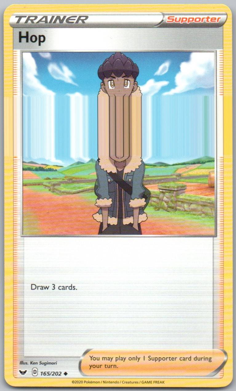 Hop 165 Normal Trainer Card - Sword & Shield