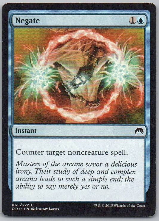 Negate 65 Normal Instant Card - Magic Origins