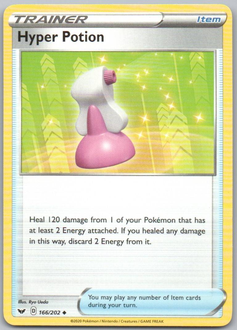 Hyper Potion 166 Normal Trainer Card - Sword & Shield
