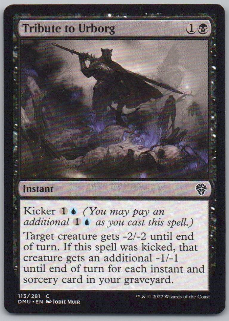 Tribute to Urborg 113 Normal Instant Card - Dominaria United