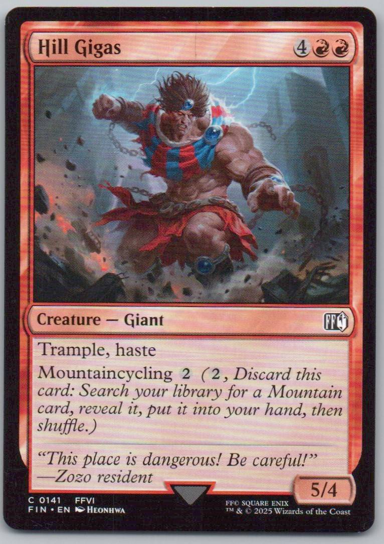 Hill Gigas 141 Normal Creature Card - FINAL FANTASY