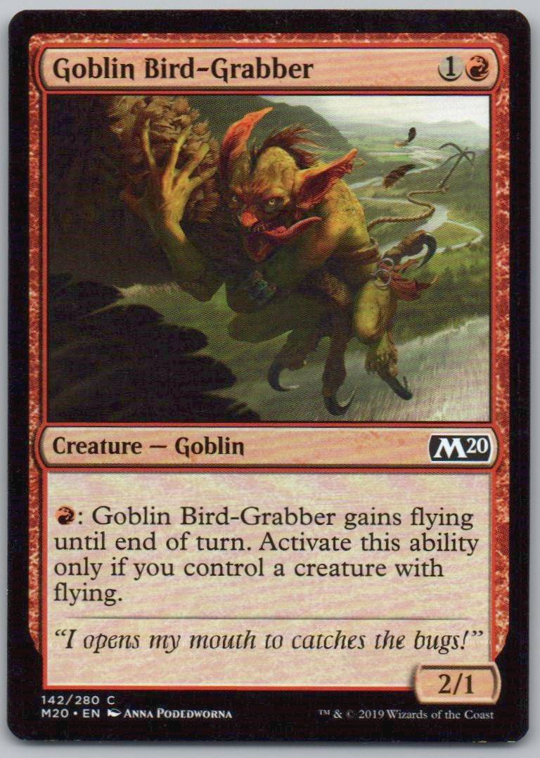 Goblin Bird-Grabber 142 Normal Creature Card - Core Set 2020
