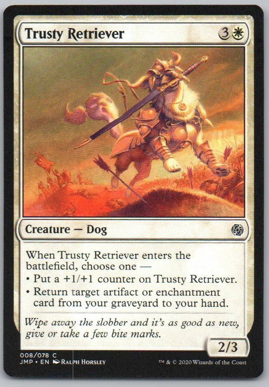 Trusty Retriever 8 0 Creature Card - Jumpstart