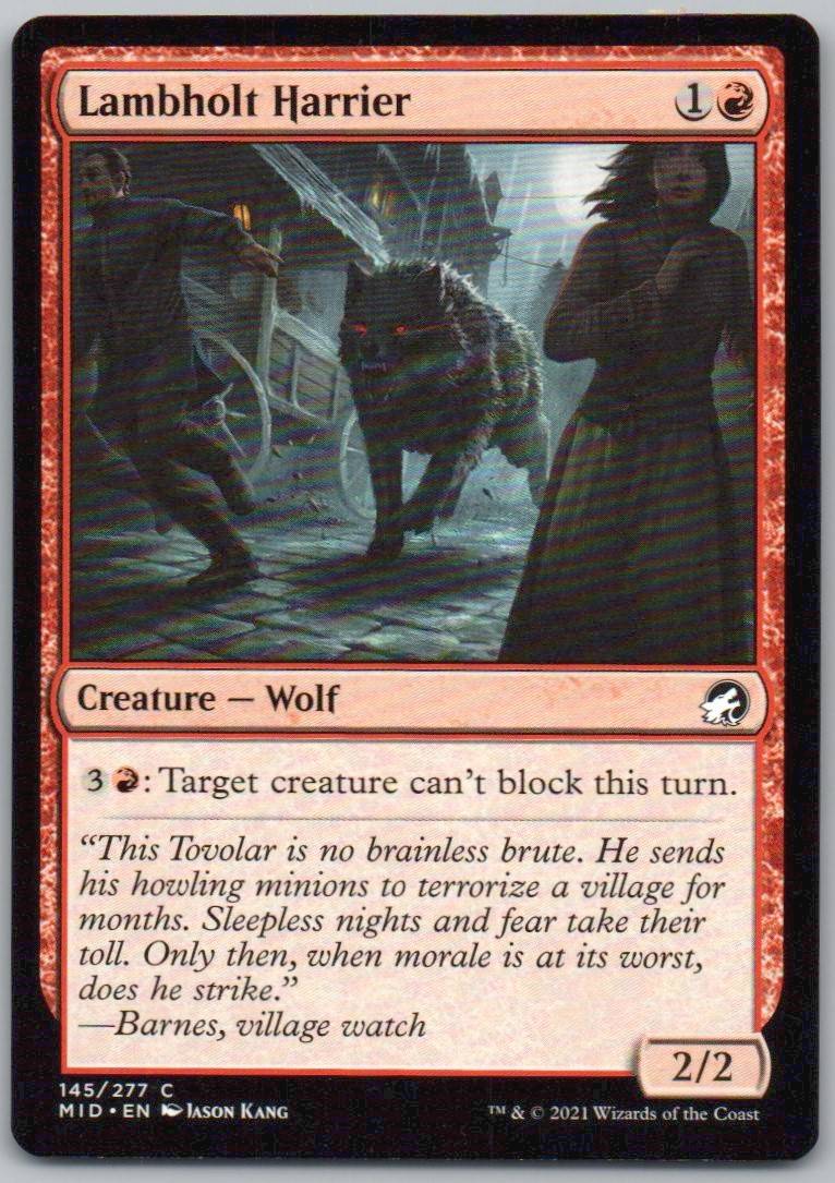Lambholt Harrier 145 0 Creature Card - Innistrad: Midnight Hunt