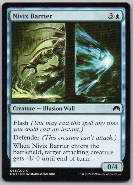 Nivix Barrier 66 Normal Creature Card - Magic Origins