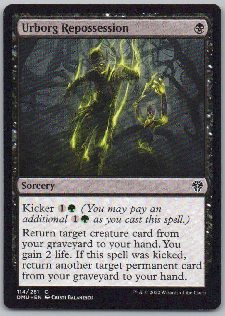 Urborg Repossession 114 Normal Sorcery Card - Dominaria United