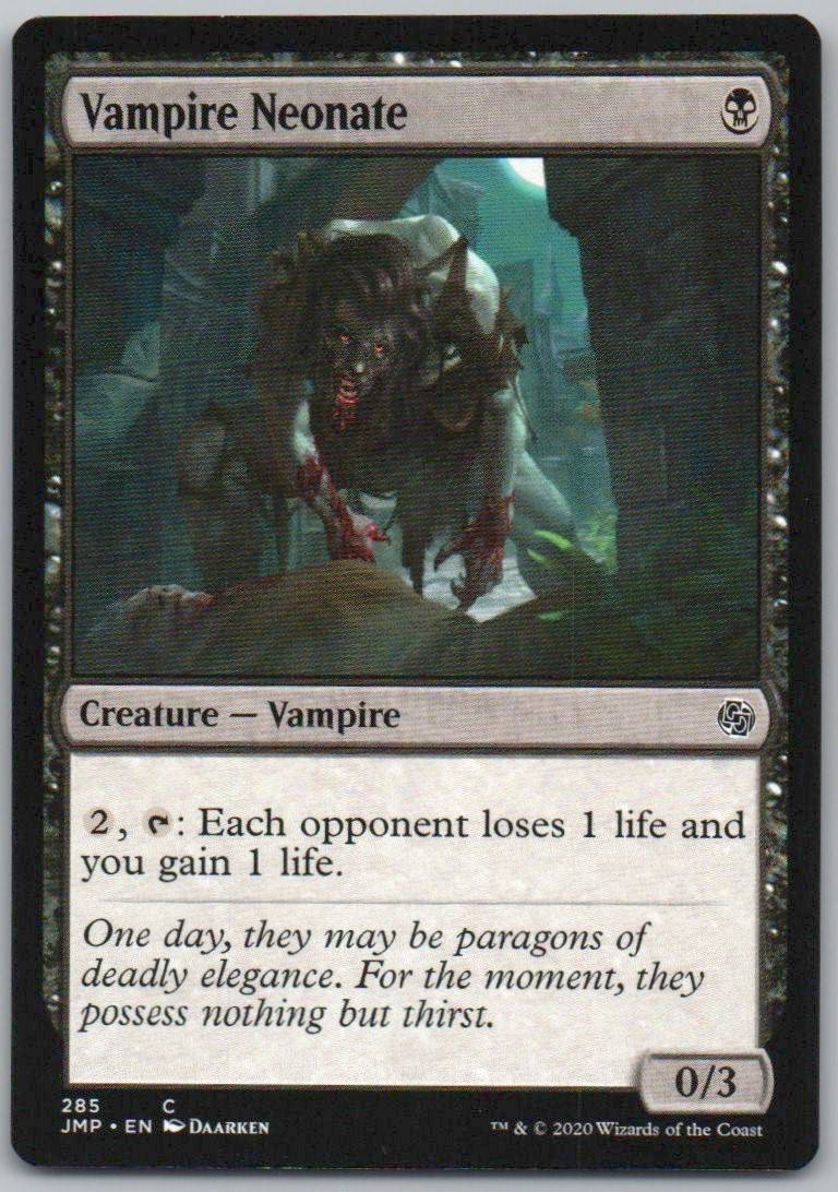 Vampire Neonate 285 0 Creature Card - Jumpstart