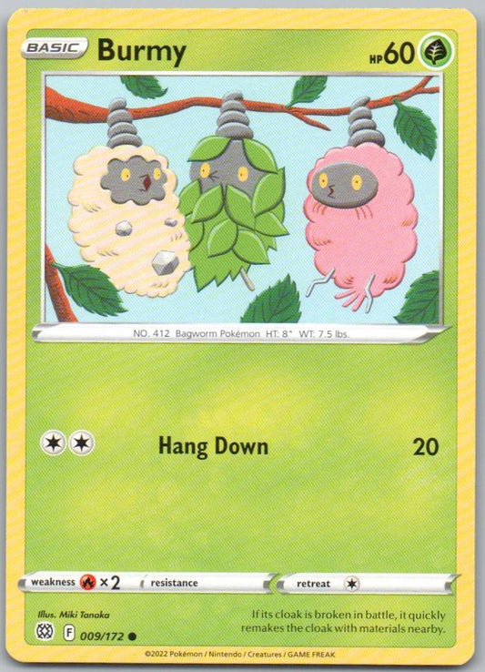 Burmy 009 Normal Grass Card - Brilliant Stars