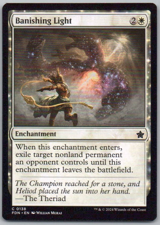 Banishing Light 138 Normal Enchantment Card - Foundations