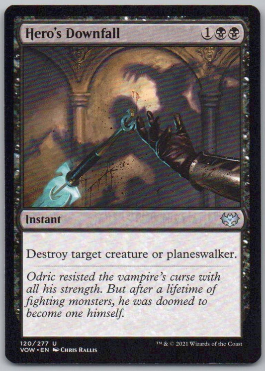 Hero's Downfall 120/277 Normal Instant Card - Innistrad: Crimson Vow