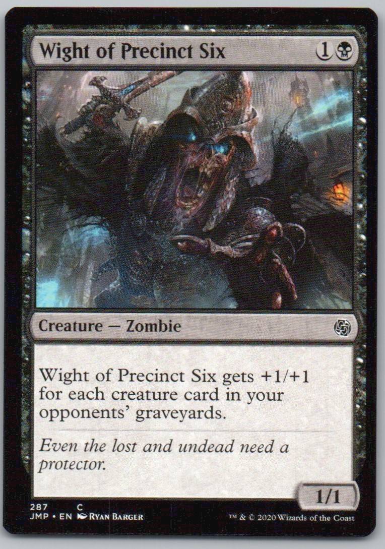 Wight of Precinct Six 287 0 Creature Card - Jumpstart