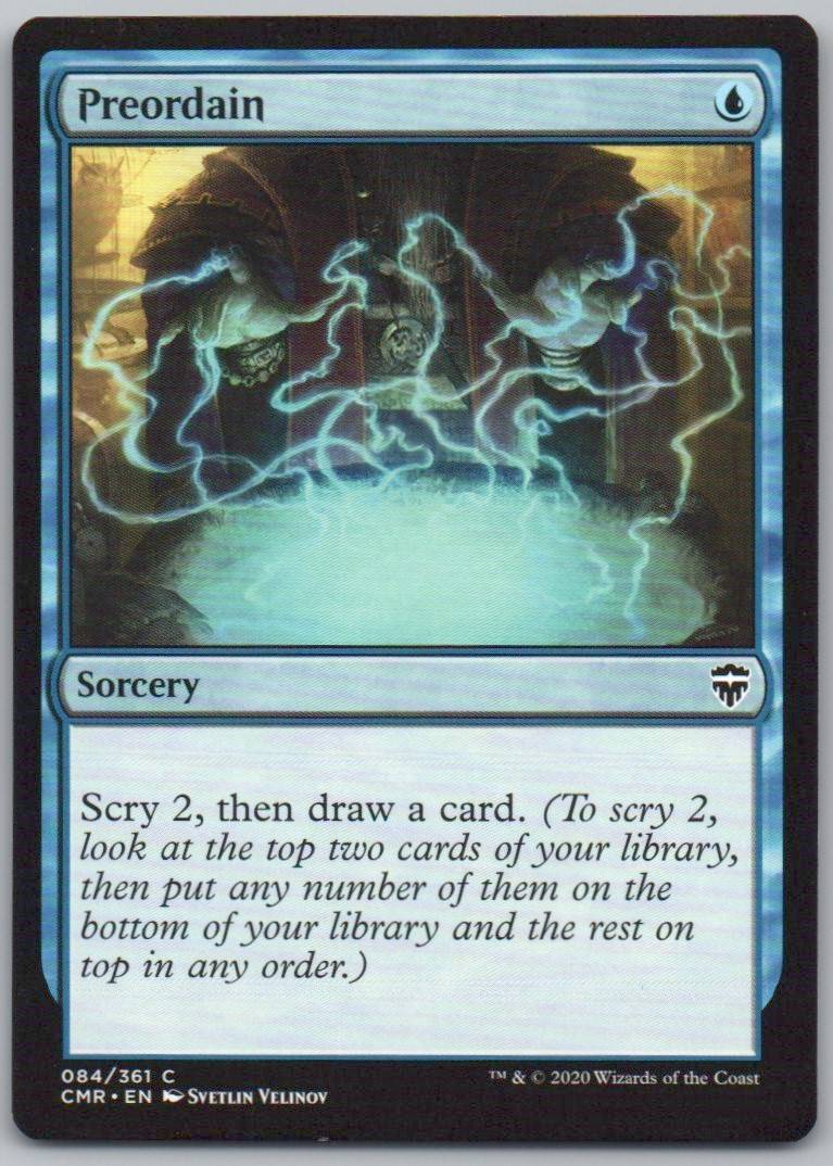 Preordain 84 Normal Sorcery Card - Commander Legends