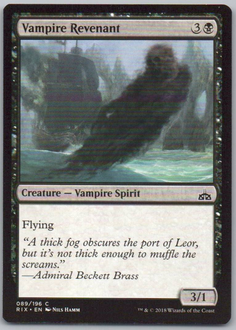 Vampire Revenant 89 Normal Creature Card - Rivals of Ixalan